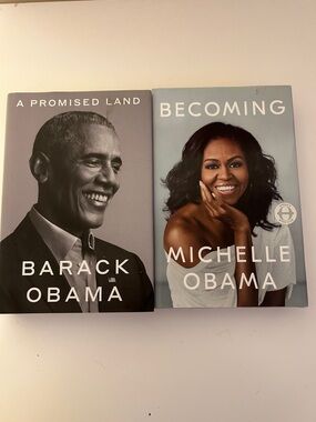 Pair of Presidential Memoirs - Gray & Light Blue Covers